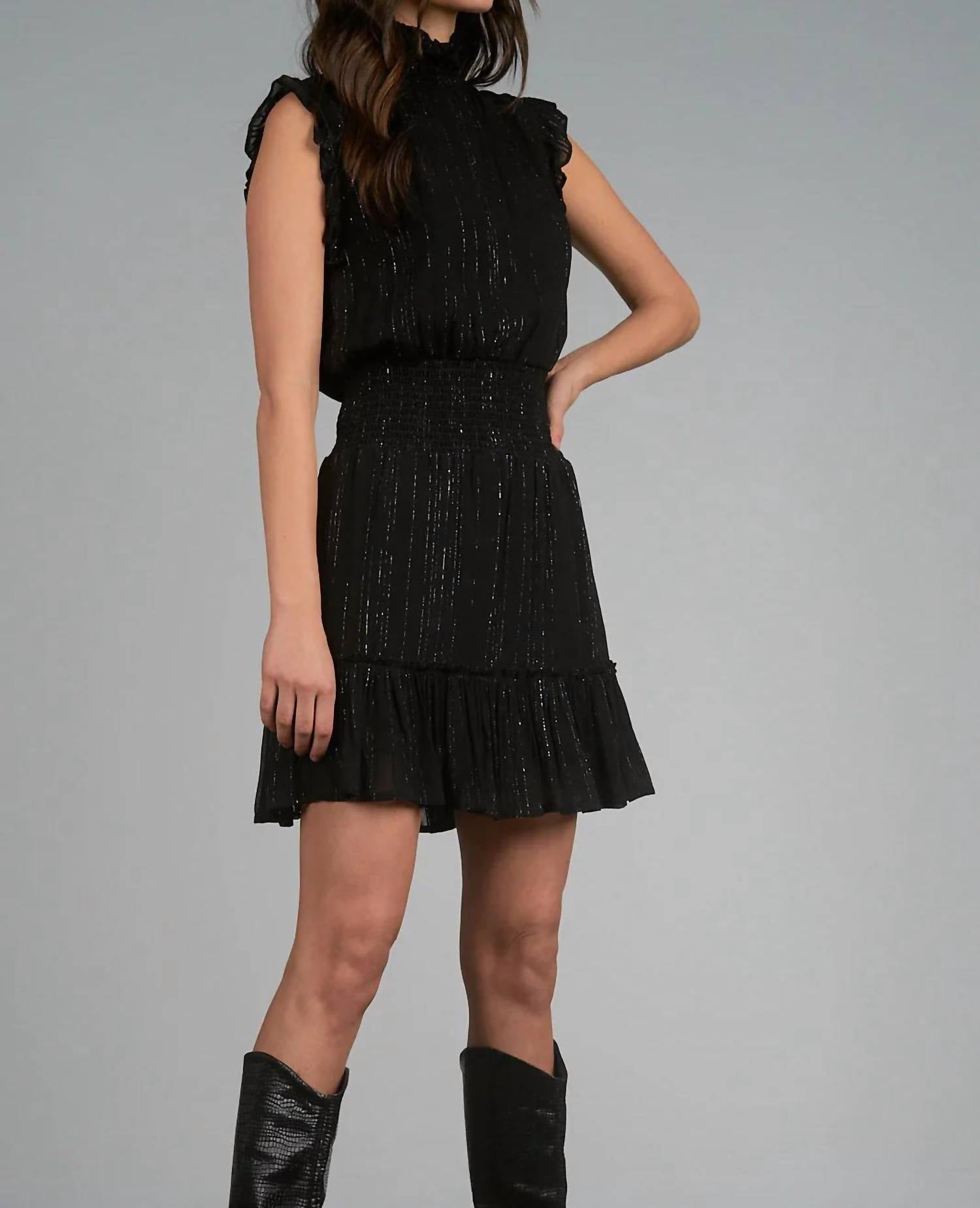 Elan - Sleeveless Jazz Mini Dress