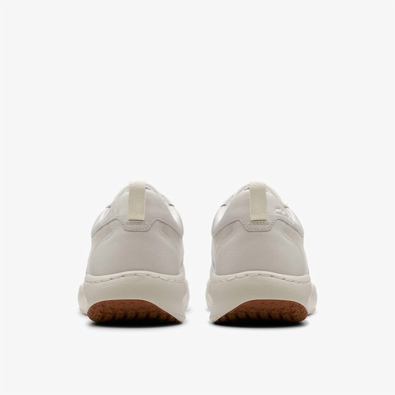 Clarks Men's Pro Lace Sneaker in white leather - men's sneaker - view 4