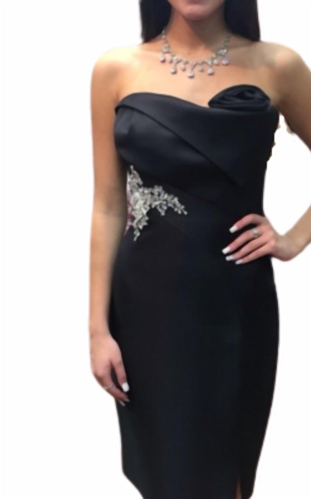 Eleni Elias - Strapless Cocktail Dress