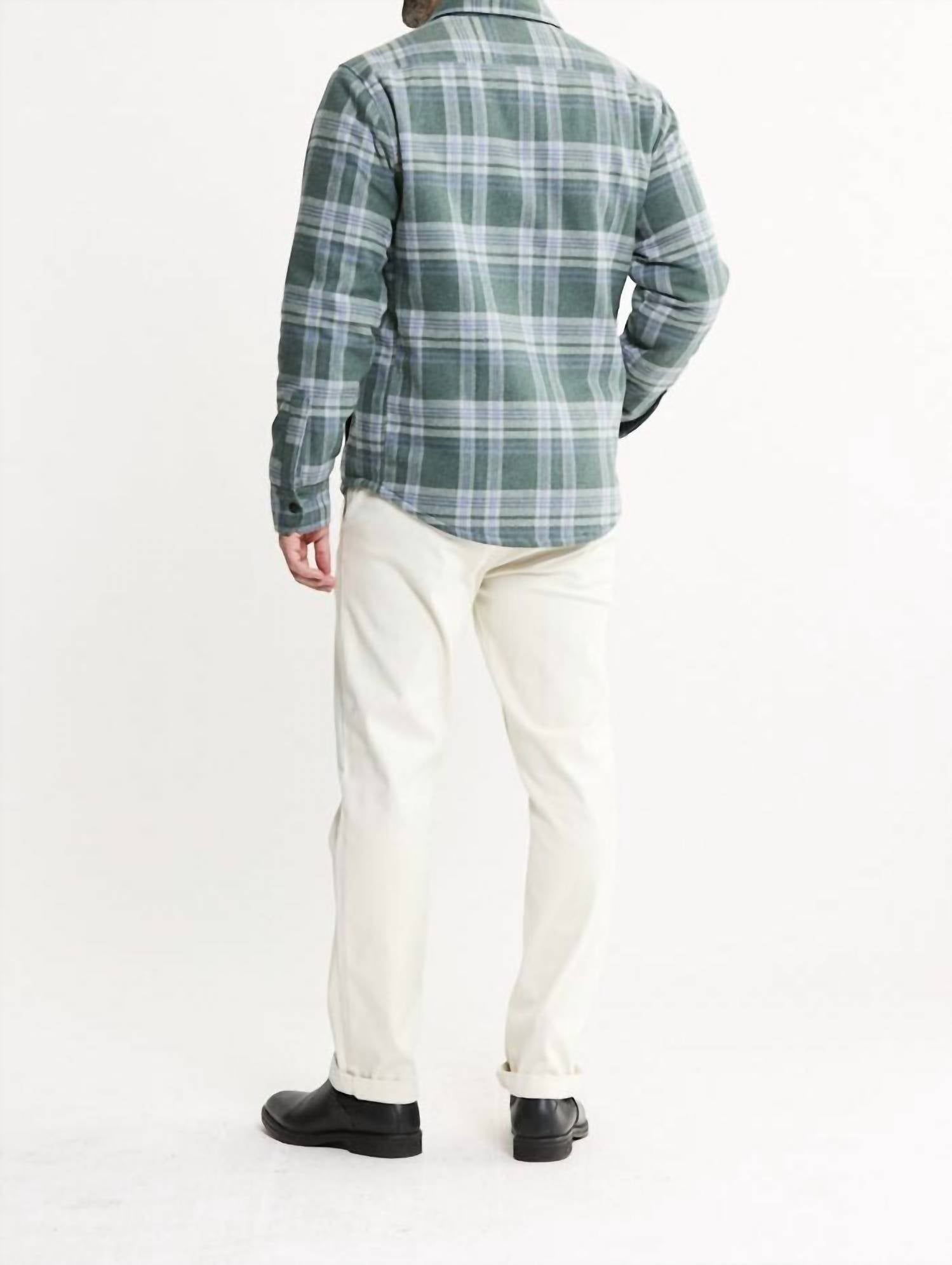 Jachs New York - Quilted Lined Lyocell Flannel Shirt Jacket