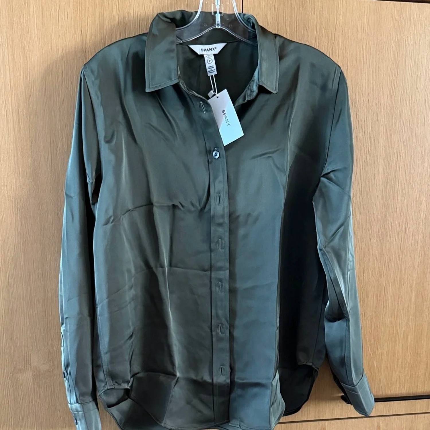 Spanx - Better Than Silk Button Down Shirt