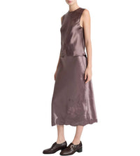 Vince - Floral Embroidered Slip Skirt