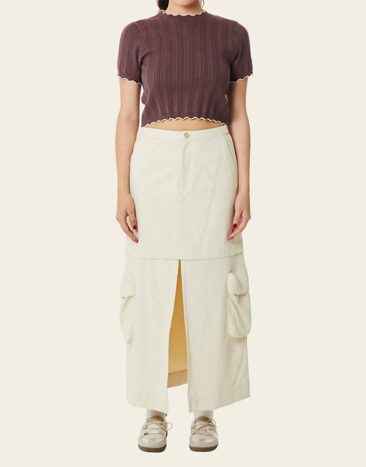 Find Me Now - Owen Cargo Midi Skirt