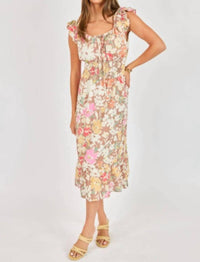 Sadie & Sage - Floral Dunes Midi Dress