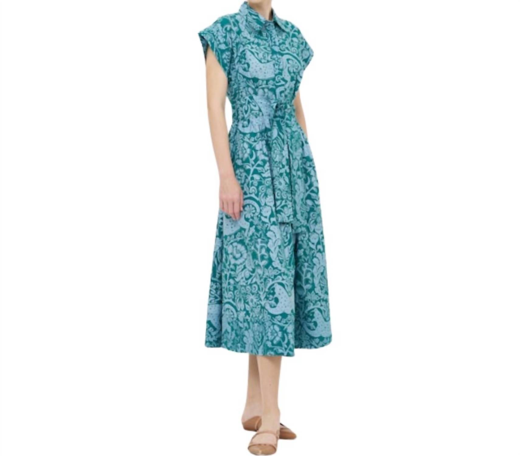 Oliphant - Belted Shirt Dress