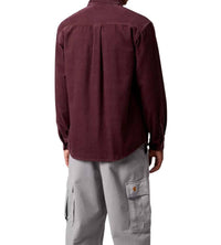 Carhartt WIP Long Sleeve Flint Shirt in rondo - men's long sleeve top - detail view