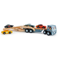 Tender Leaf Toys - Wooden Car Transporter