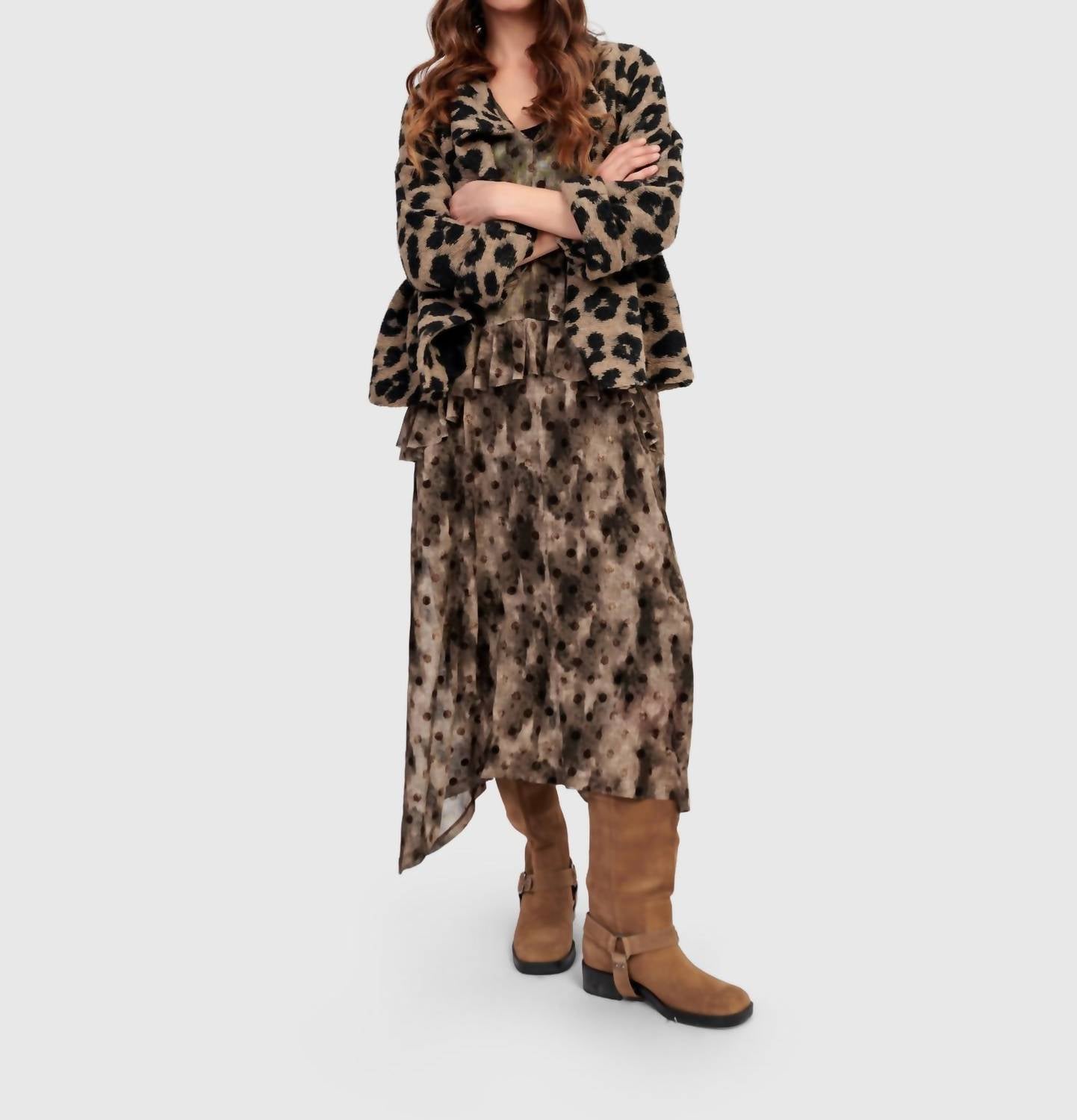 ALEMBIKA Wildcard Cozy Jacket in leopard - women's jacket - view 8