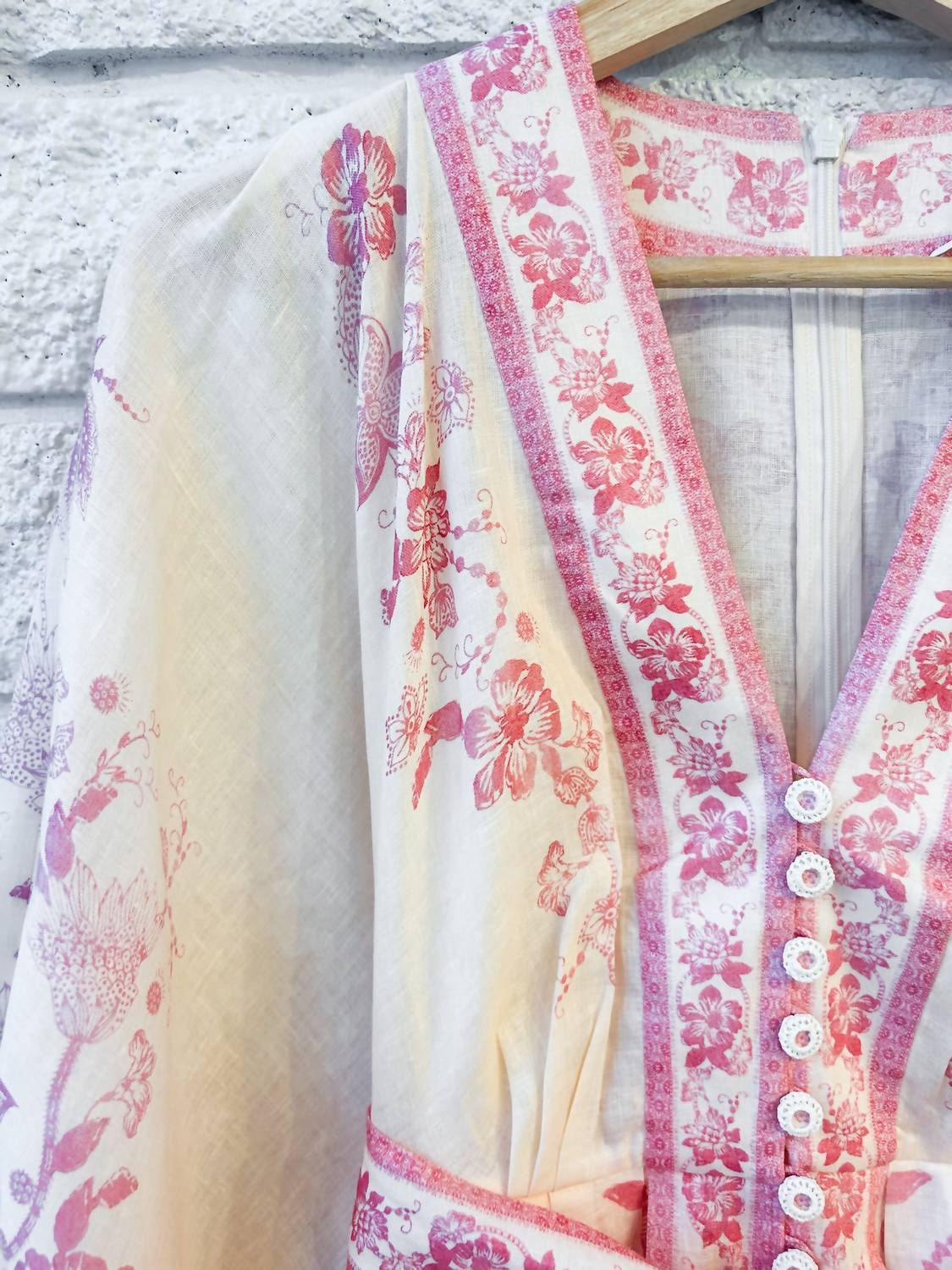 Zimmermann - Lucky Plunge Mini Dress