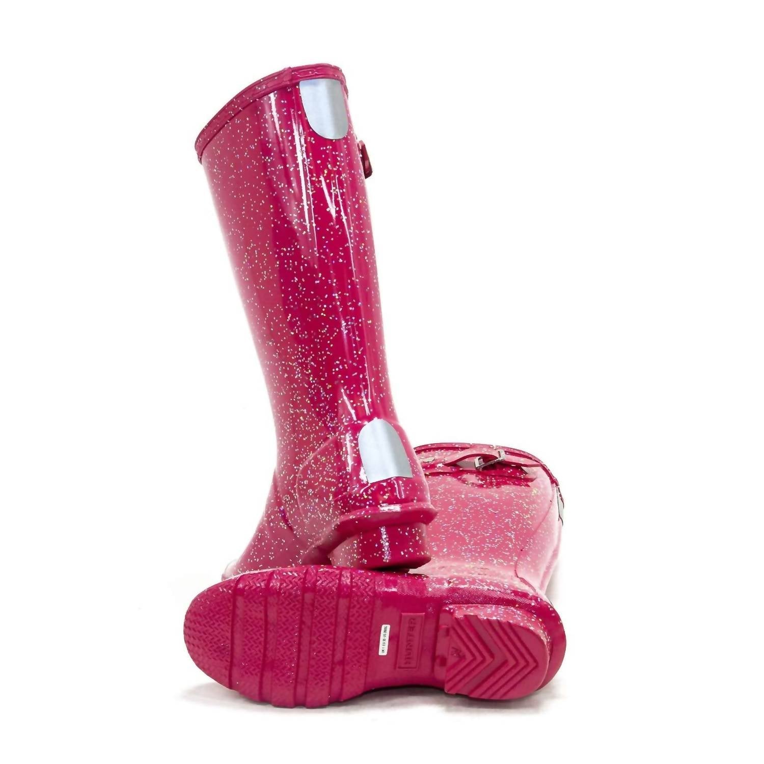 HUNTER Boys Giant Glitter Rain Boots in thrift 1 - kids' shoe - view 6