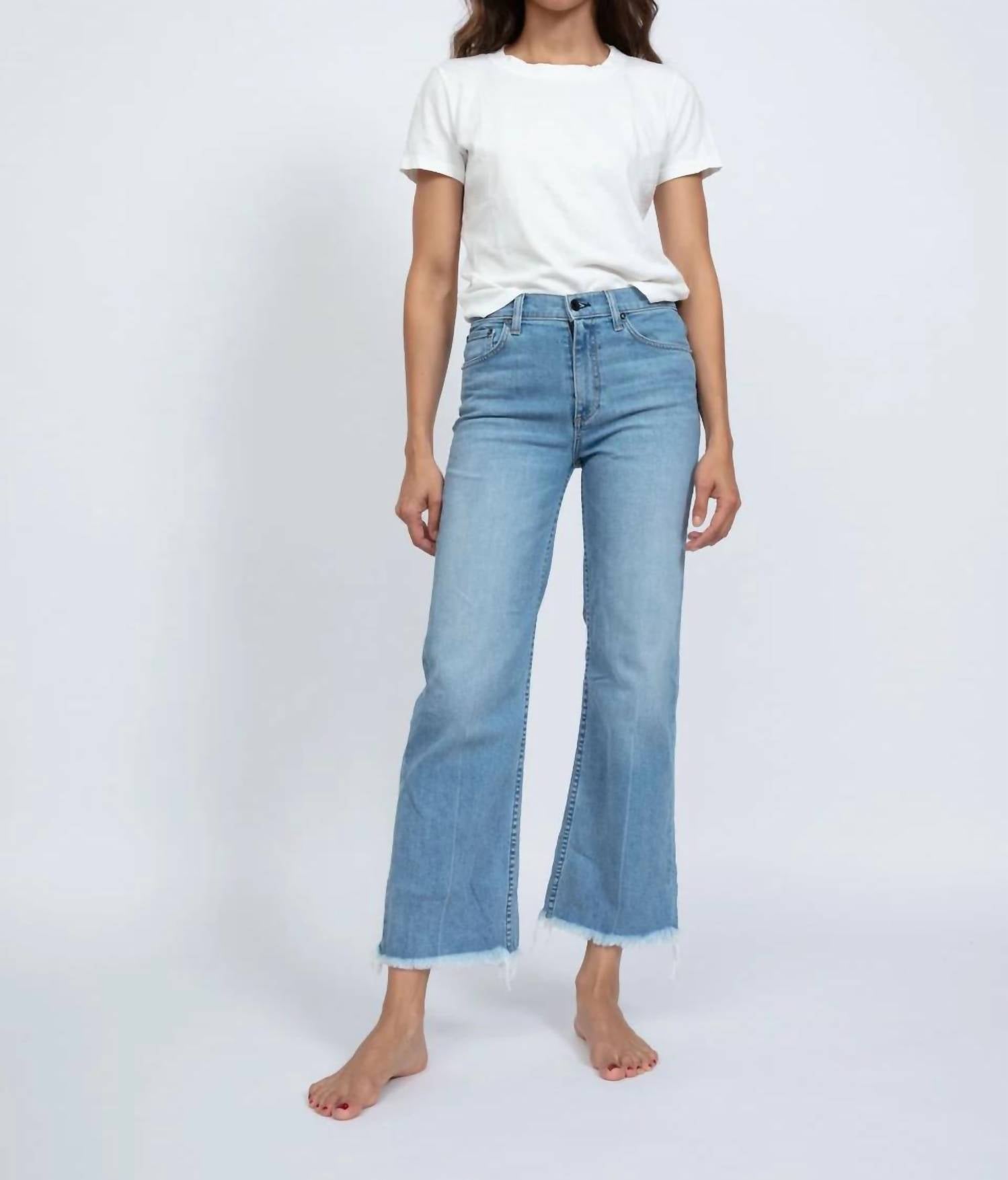 Askk Ny - Crop Wide Leg Jeans