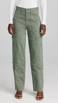 PISTOLA Aiden Pants in calvary olive - women's jeans - view 4