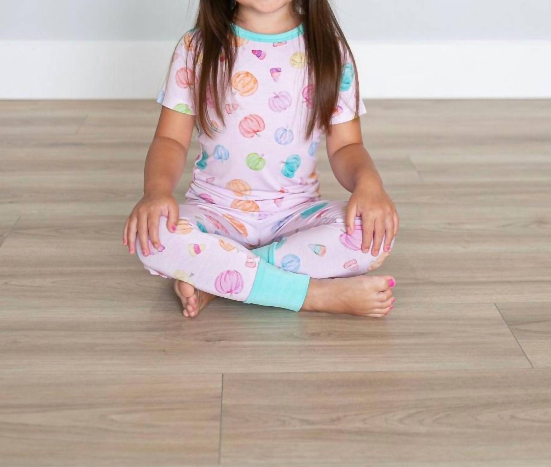 Sweet Bay Clothing - Girl's Pumpkin 2 Piece Pj Set