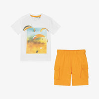 Emc - Boy's Stretch Jersey And Slub Fleece Set