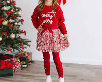 Sweet Wink - Girls' Holly Jolly Bow Sweater