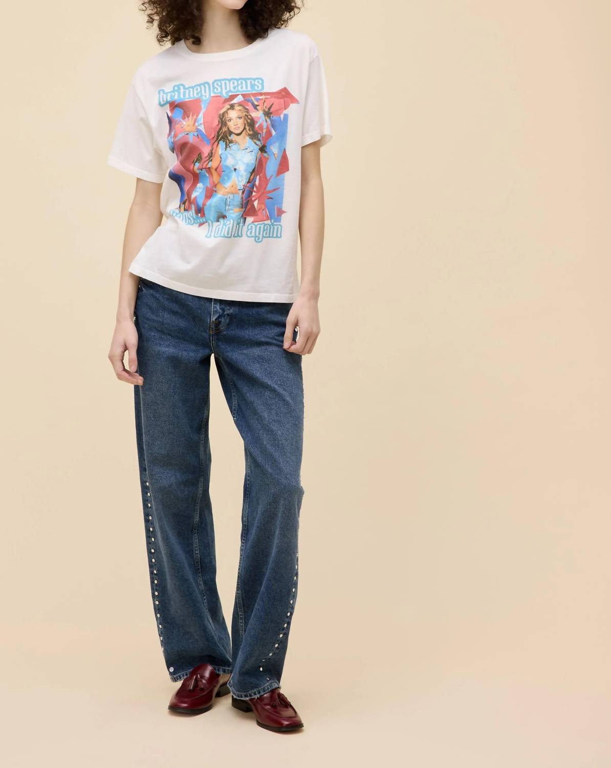 Daydreamer - Britney Spears Oops I Did It Again Boyfriend Tee