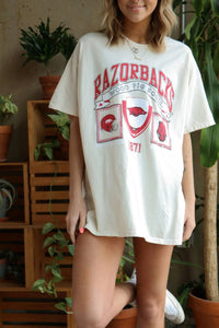 Livylu - Razorbacks Prep Patch Tee