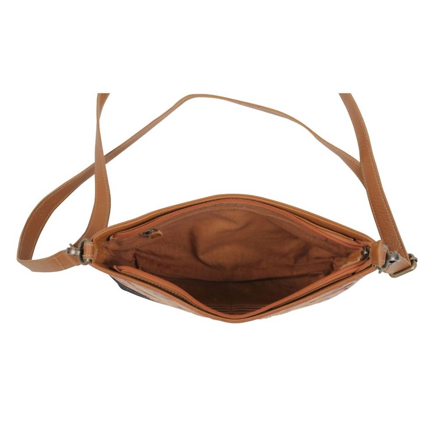 Myra Bag - Women's Solitude Wallet Leather & Hair-on Hide Shoulder Bag