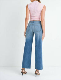 Just Black Denim - Slim Palazzo Scissor Cut Hem Jeans