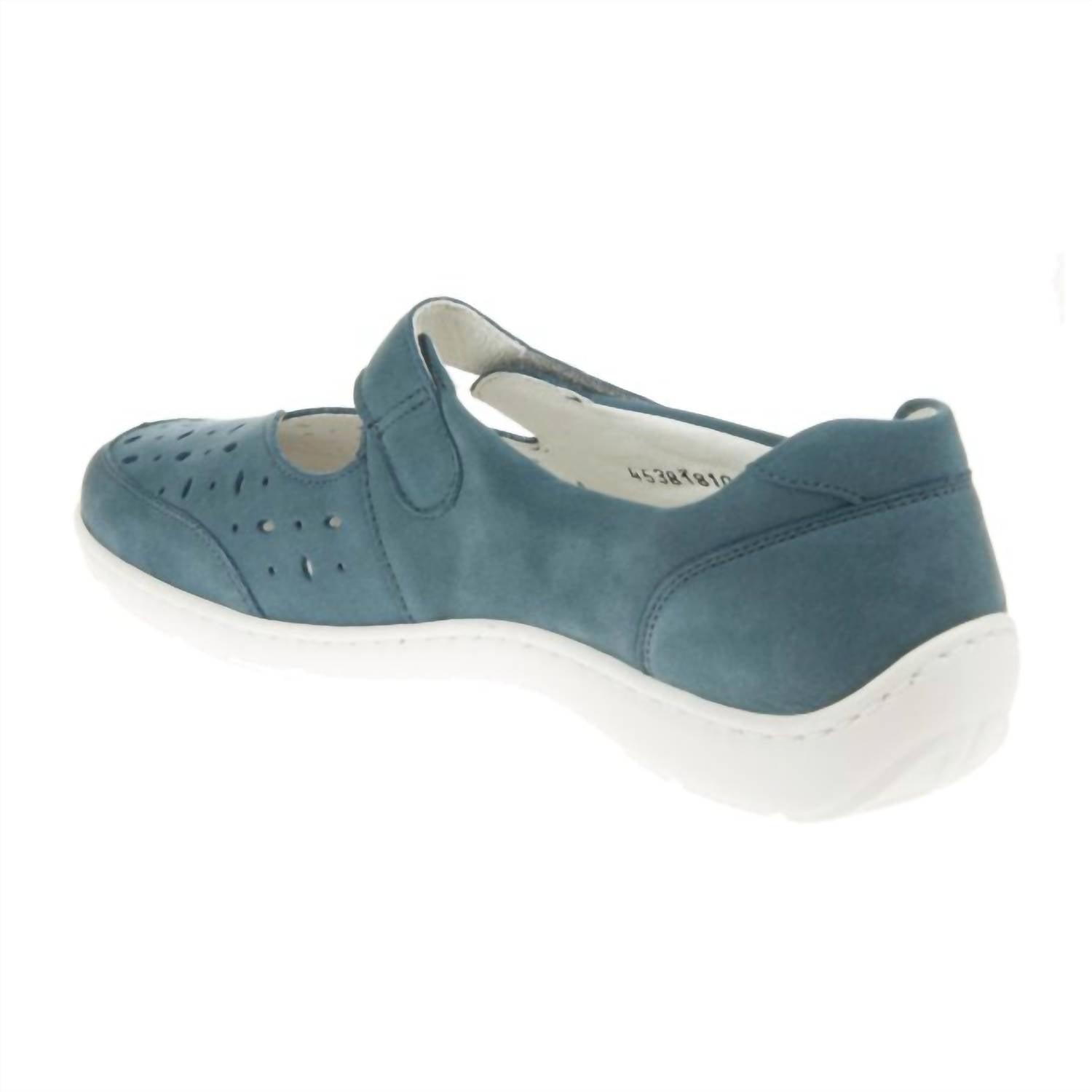 Waldlaufer Women's Henni Dora Casual Shoe in denim - women's sneaker - detail view