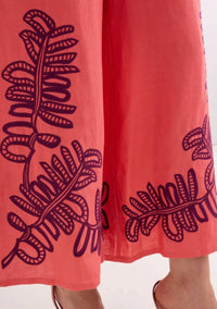Alivia - Palm Embroidered Pants