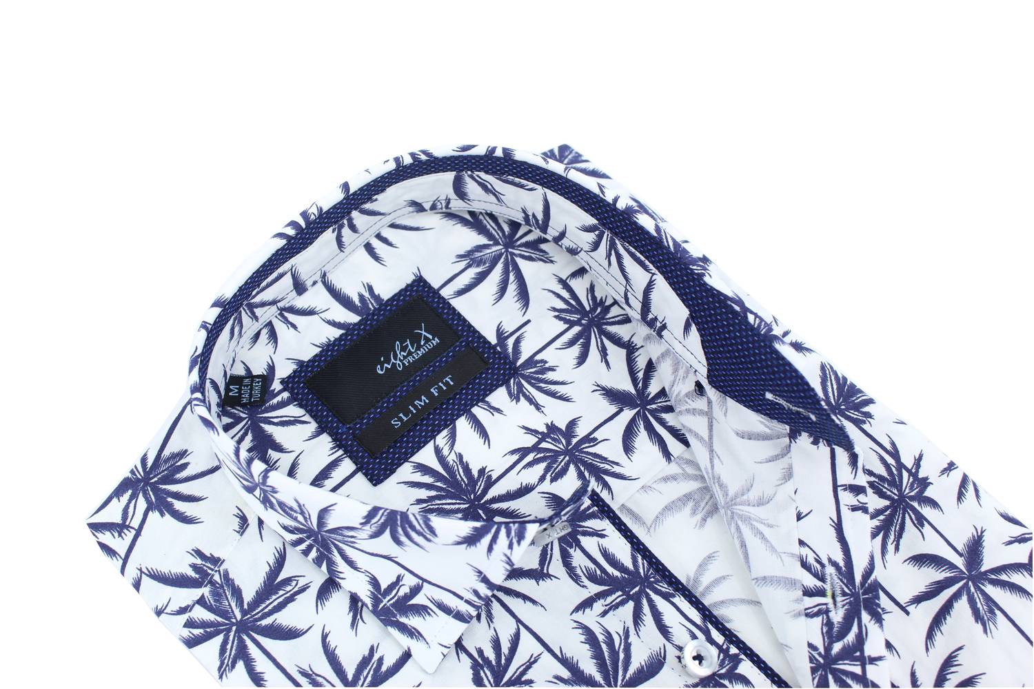 Eight X - Palm Print Short Sleeve Shirt