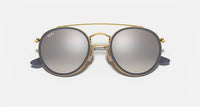 Ray Ban - Round Double Bridge Non Polarized Sunglasses Rb3647n 001/9u
