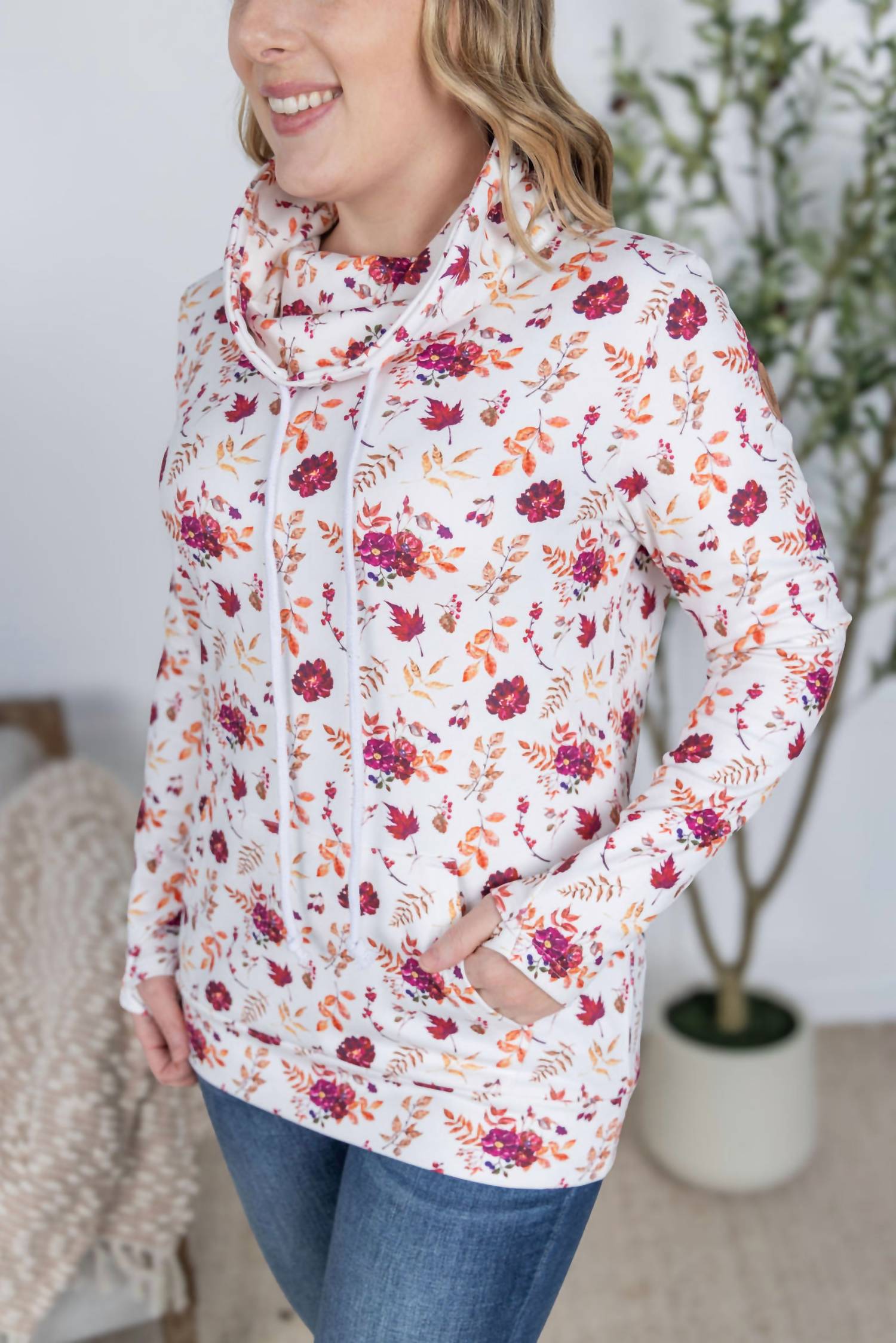 Michelle Mae - Soft Funnel Neck Top