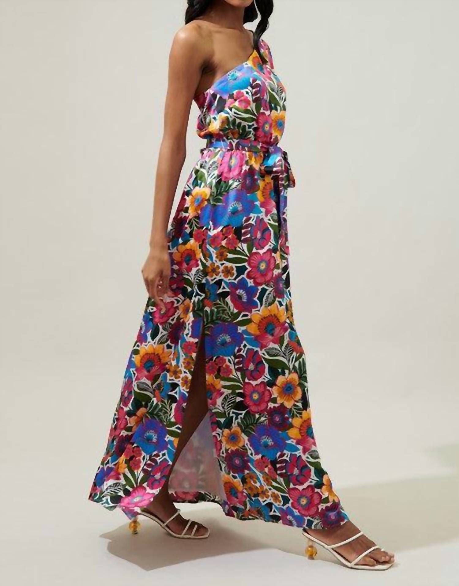 Sugarlips - Santa Elena One Shoulder Maxi Dress