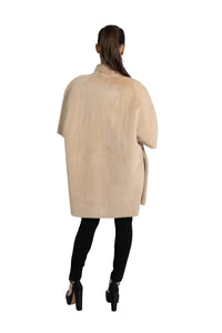 Love Token - Nia Faux Fur Cape Coat