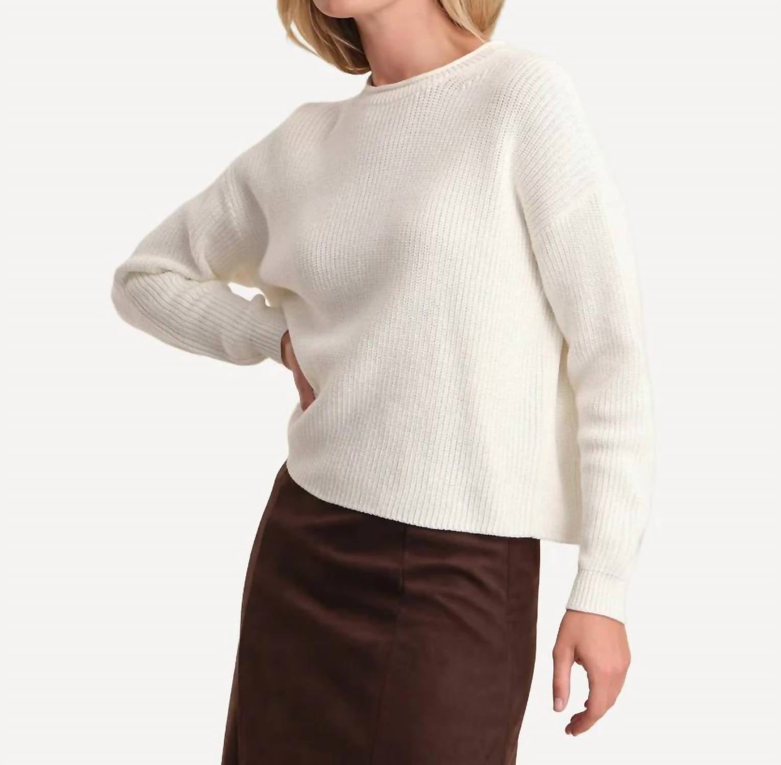 525 America - Daphne Cropped Pullover Sweater