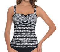 Profile By Gottex - Madeira D Cup Shirred Underwire Tankini Top