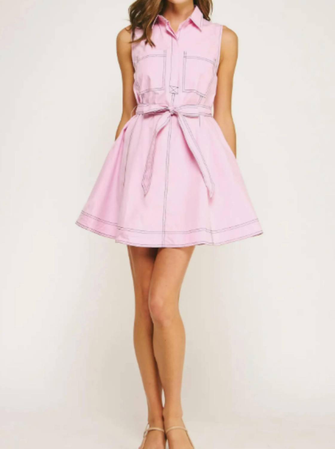 Strut & Bolt - Stitch Mini Shirt Dress