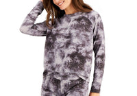 Family Pjs - Women's Long Sleeves Tie-dyed Pajama Top
