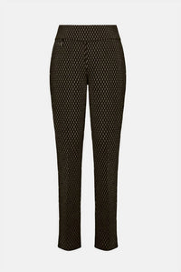 Joseph Ribkoff - Foiled Heavy Knit Slim Fit Pants