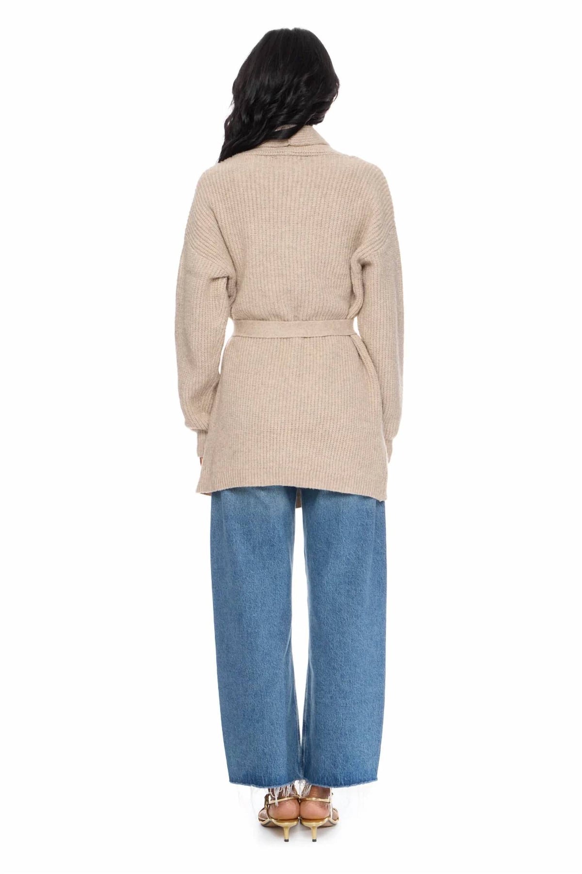Velvet Heart - Women's Sweater Cardigan With Tie