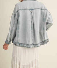 Mustard Seed - Vintage Wash Pleated Back Jacket