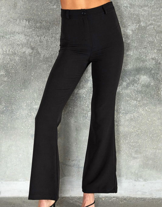 Venti6 - Classic Trouser With Side Slit