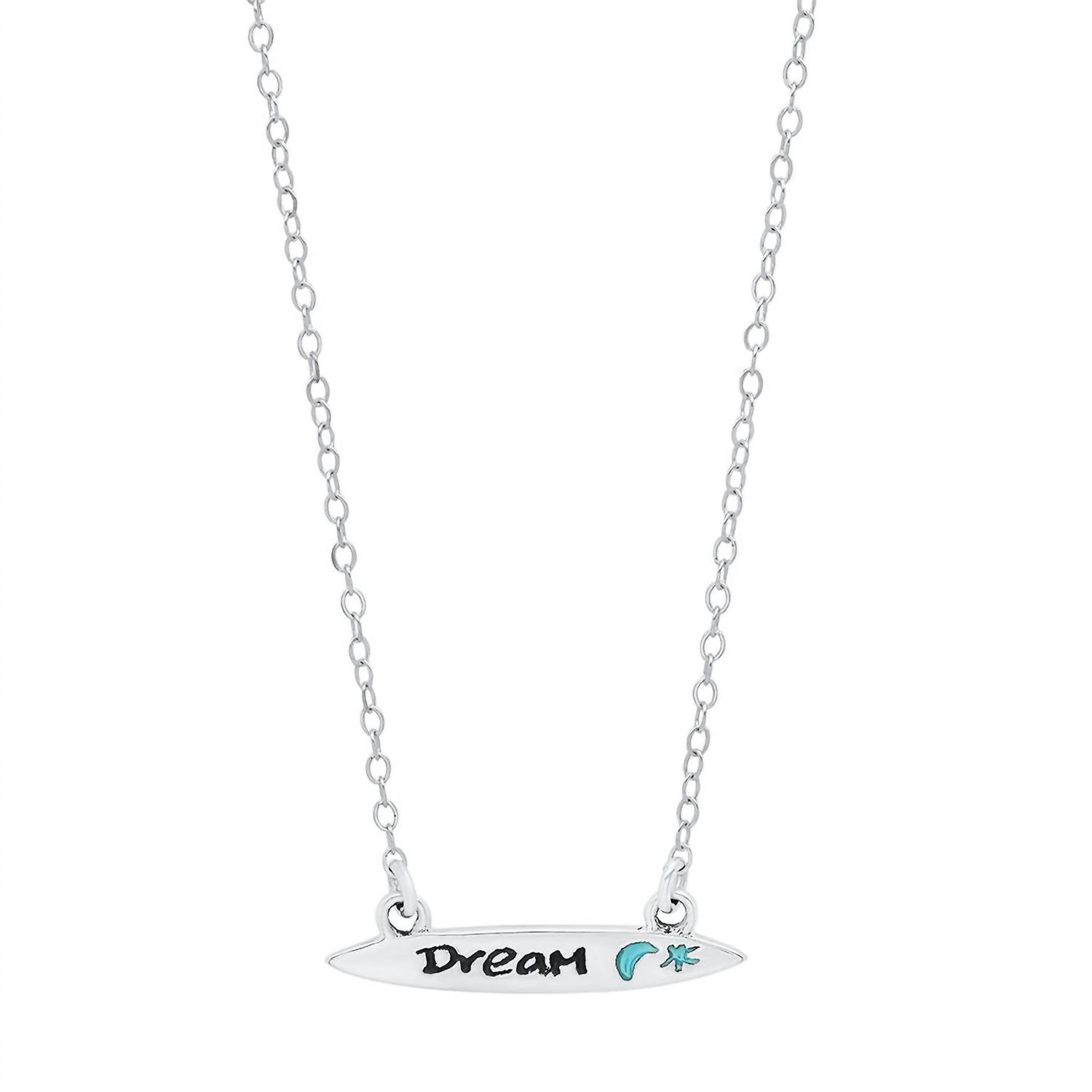 Jessica Elliot - Women's Enamel Small Surfboard Necklace - Dream