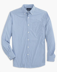 SOUTHERN TIDE Intercoastal Sport Shirt in seven seas blue - men's shirt - view 4