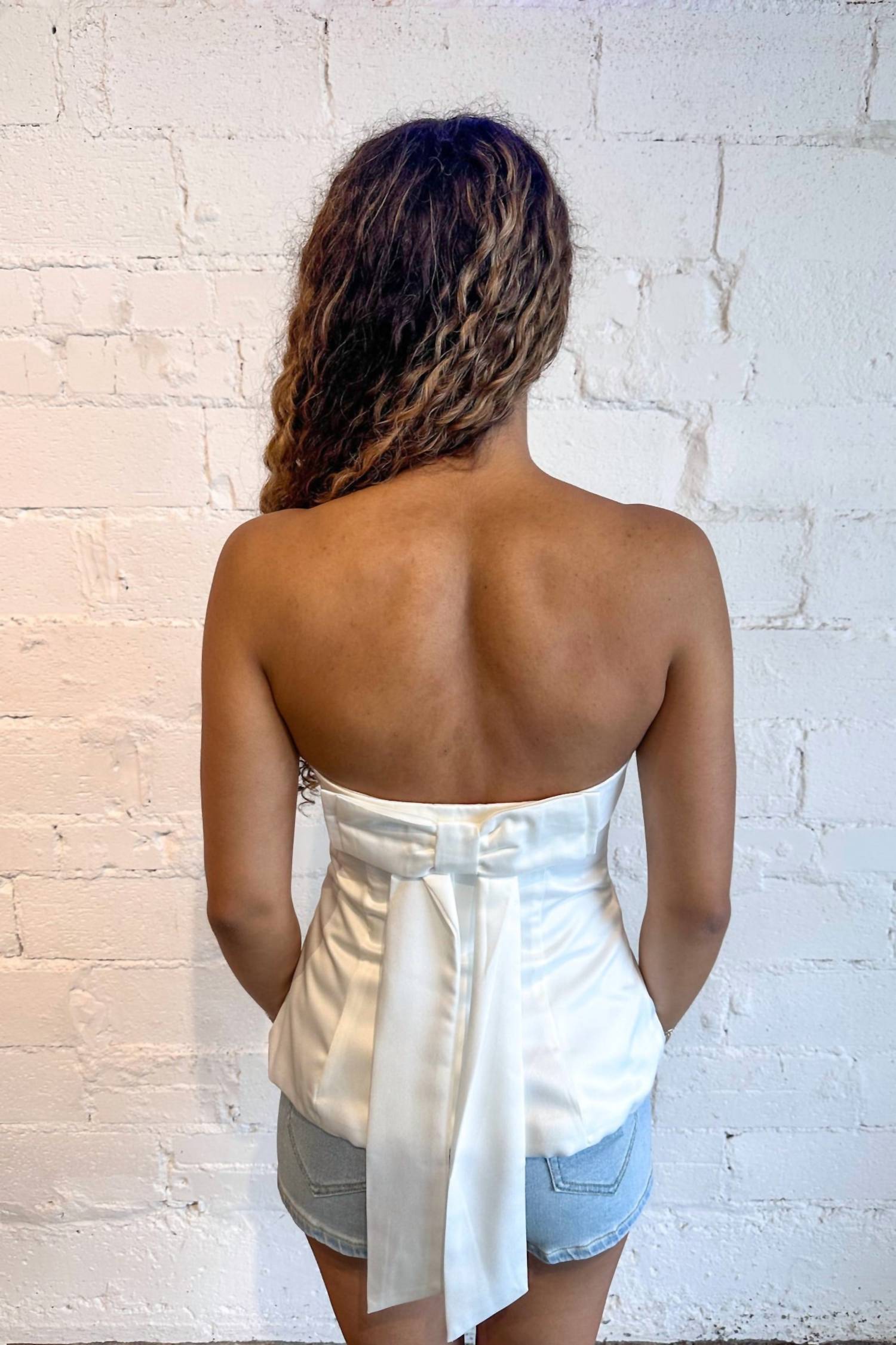 Cotton Candy La - Dream Strapless Top