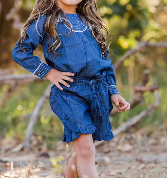 Guadalupe Design - Larissa Demin Shorts