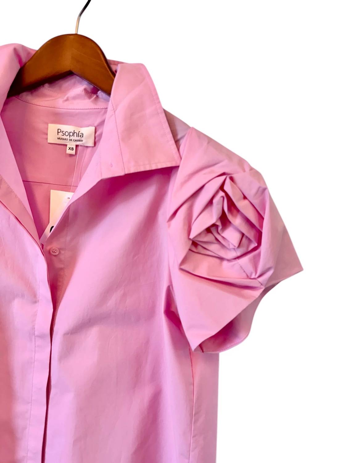Psophia - Women's Short Sleeve Button Up Shirt