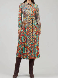 Current Air - Printed Button Down Dress