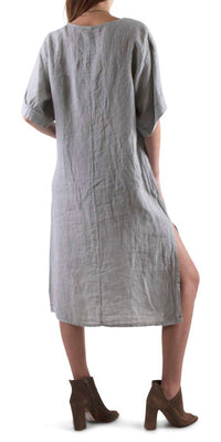 Gigi Moda - Matera Linen Midi Dress