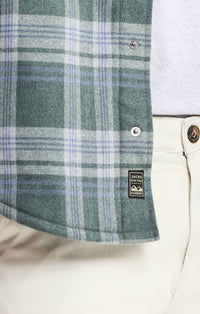 Jachs New York - Quilted Lined Lyocell Flannel Shirt Jacket
