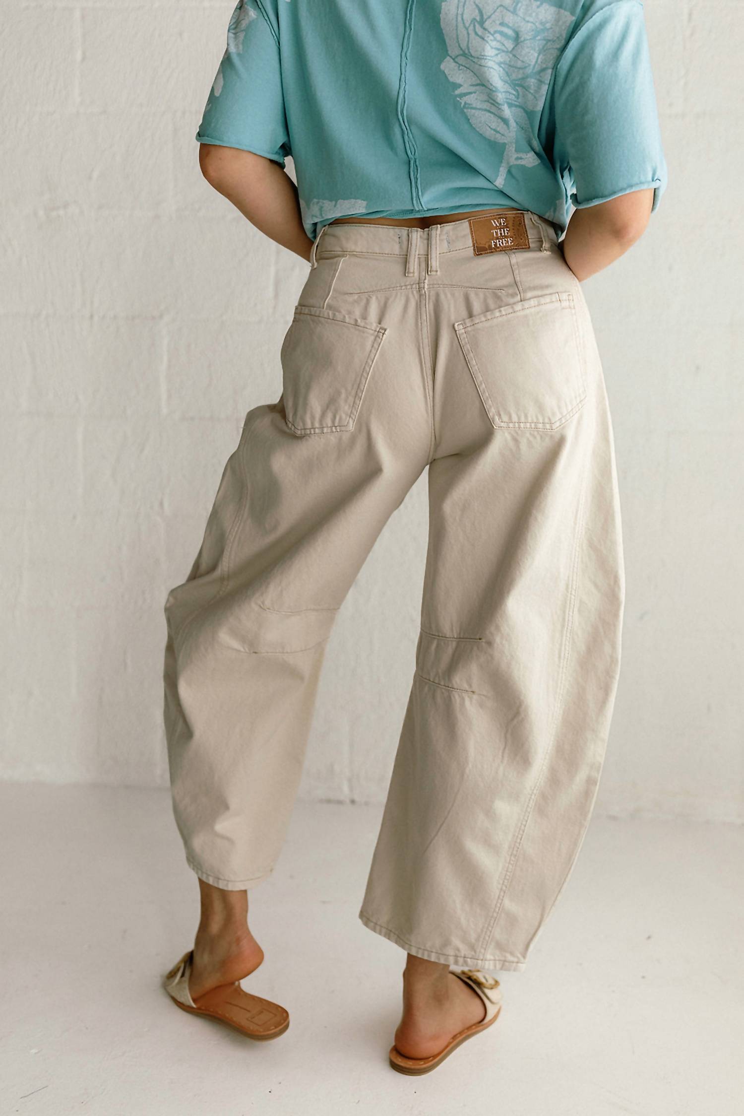 Free People - Good Luck Mid-Rise Barrel Jeans