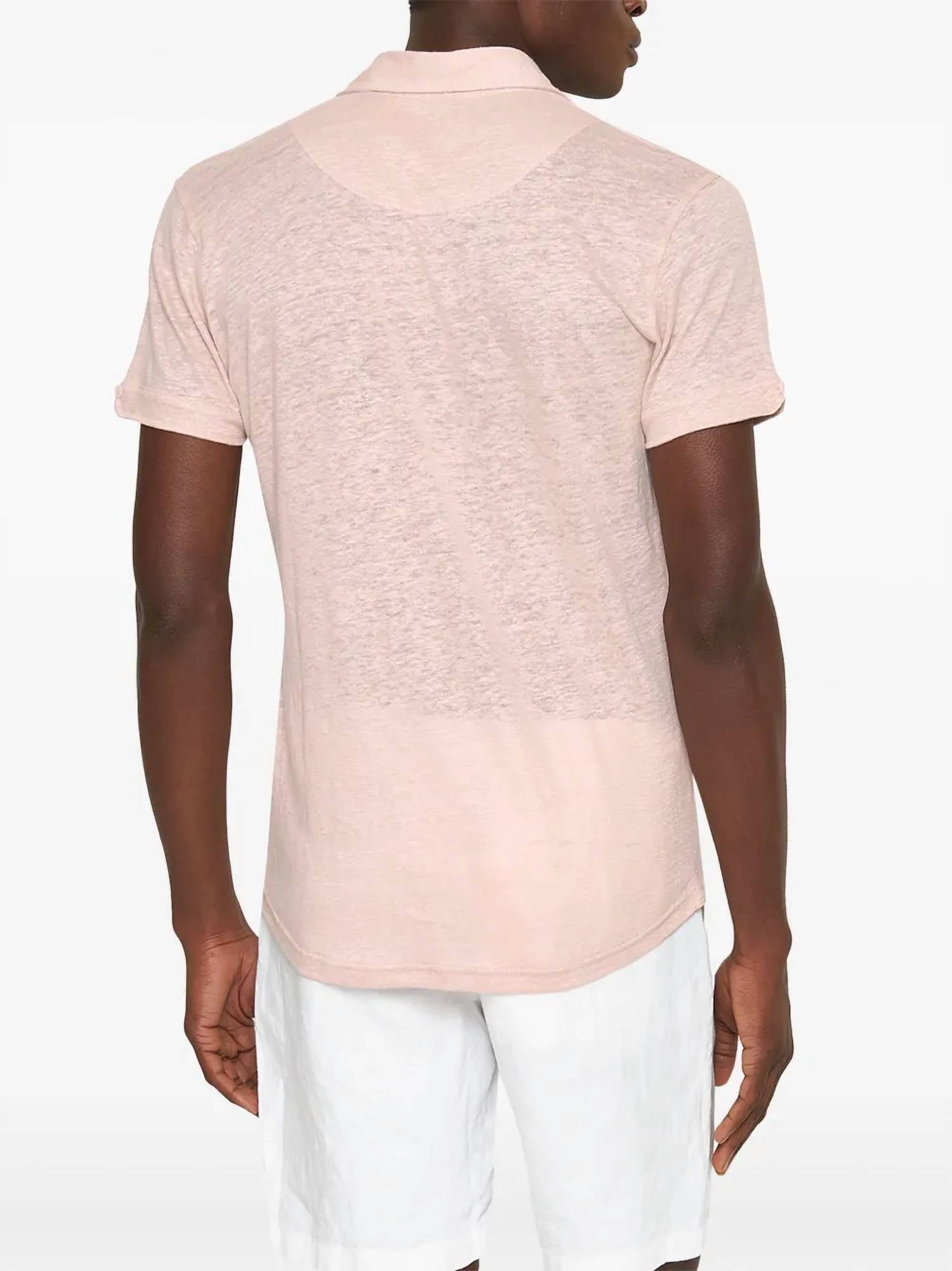 Orlebar Brown - Sebastian Linen Polo Shirt - Plus