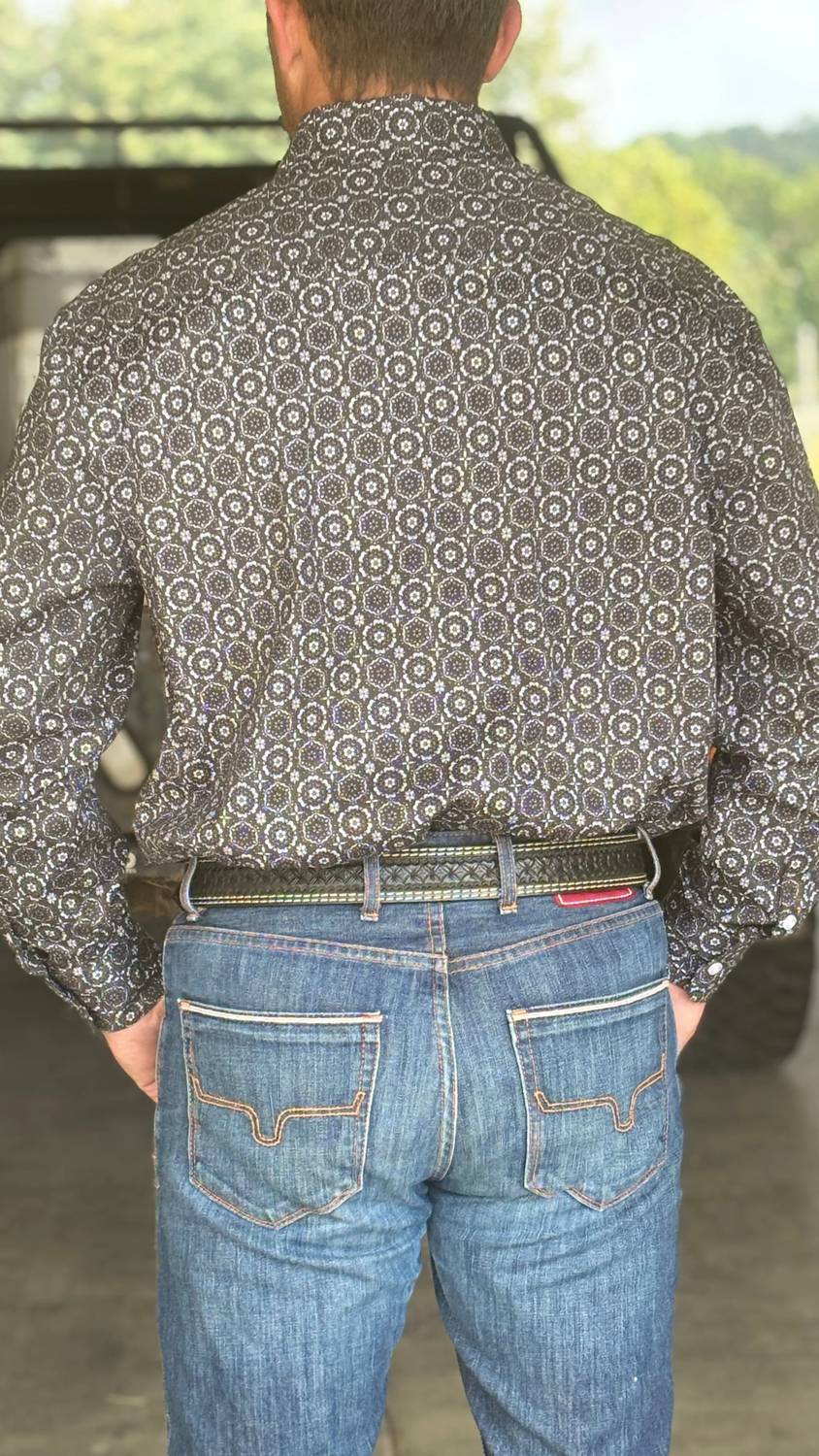 Panhandle - Medallion Print Western Shirt