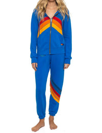 Aviator Nation - Mountain Stitch Chevron 4 Zip Hoodie